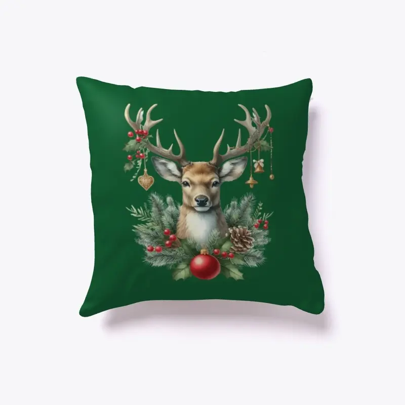 Christmas Deer Pillow