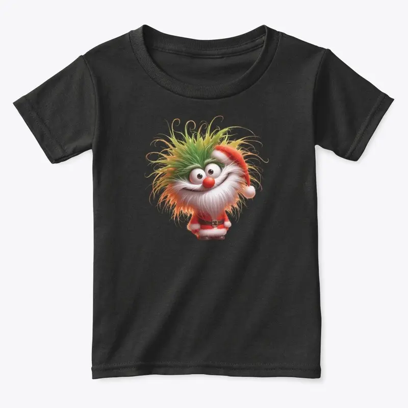 Kids Animal Santa shirt