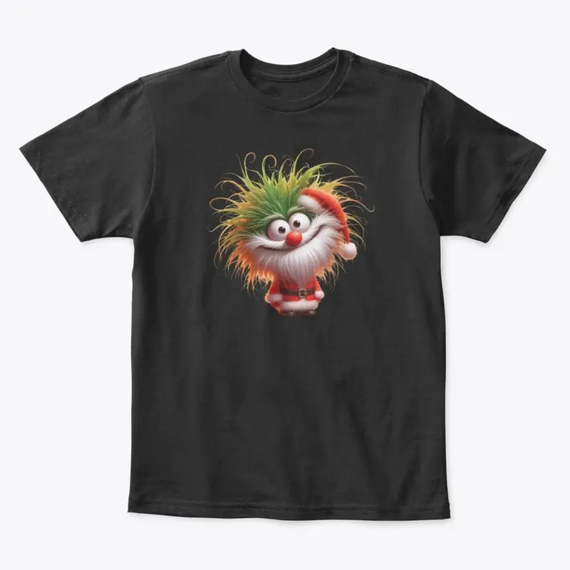 Kids Animal Santa shirt