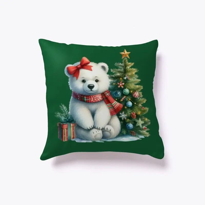 Christmas Bear Pillow